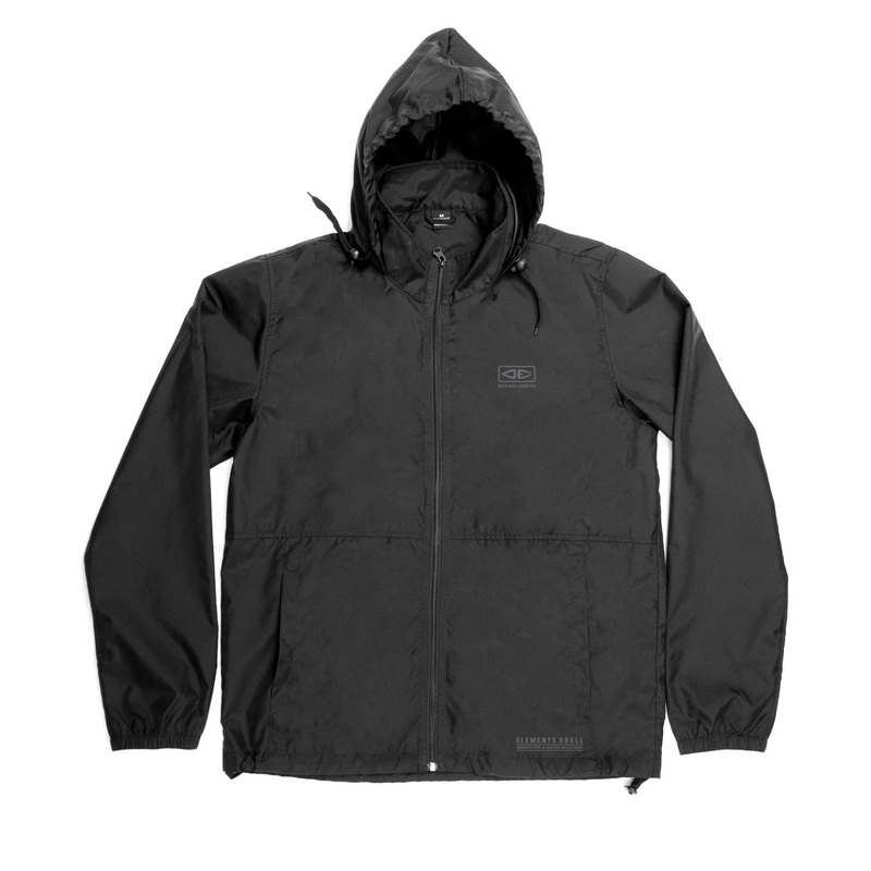Ocean & Earth Boys Elements Wind Shower Jacket 10 Black