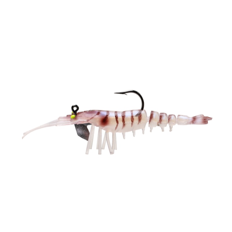 Samaki Live Shrimp Soft Plastic Lure 70mm Chart Shrimp
