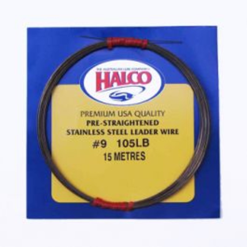 Halco Pre Straightened Single Strand Wire 15m 105lb