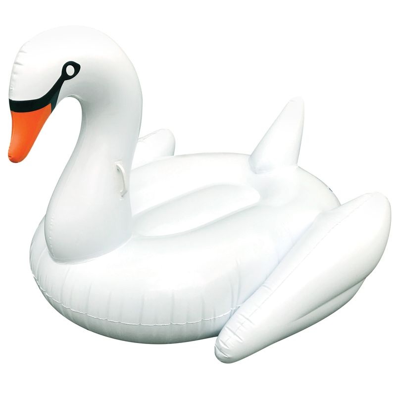 Land And Sea Inflatable Swan Ride Pool Toy
