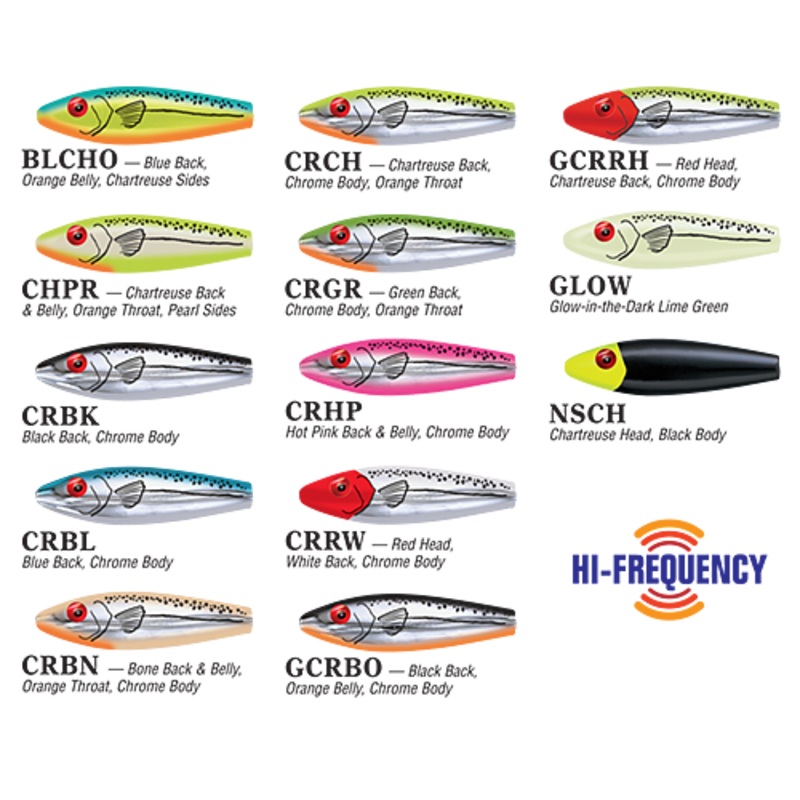 Mirrolure She Dog Surface Walker Lures 4in 3/4oz GLOW