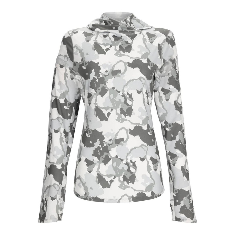 Simms Womens Solarflex Hoody S REGIMENT CAMO CINDER