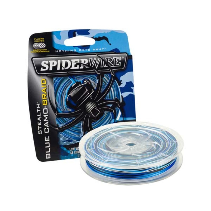 SpiderWire Stealth Braid 300 yd Spools BLUE CAMO 15LB