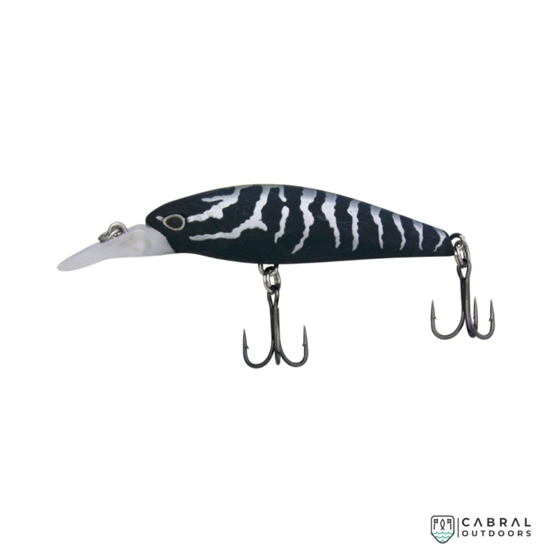 FishArt Panic Floating Hard Bait | Size: 70mm | 8g Black Tiger