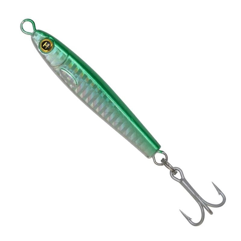 Hogy Heavy Minnow Jig Green 3″ 1.25oz
