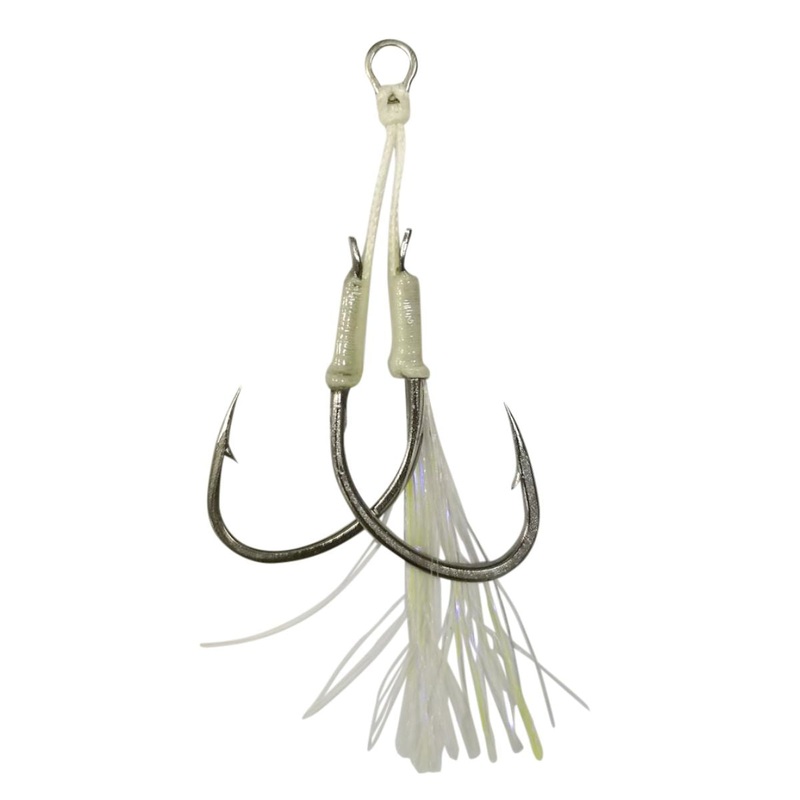 Vexed Twin Flashy Slow Assist White Glow 2/0 White Glow