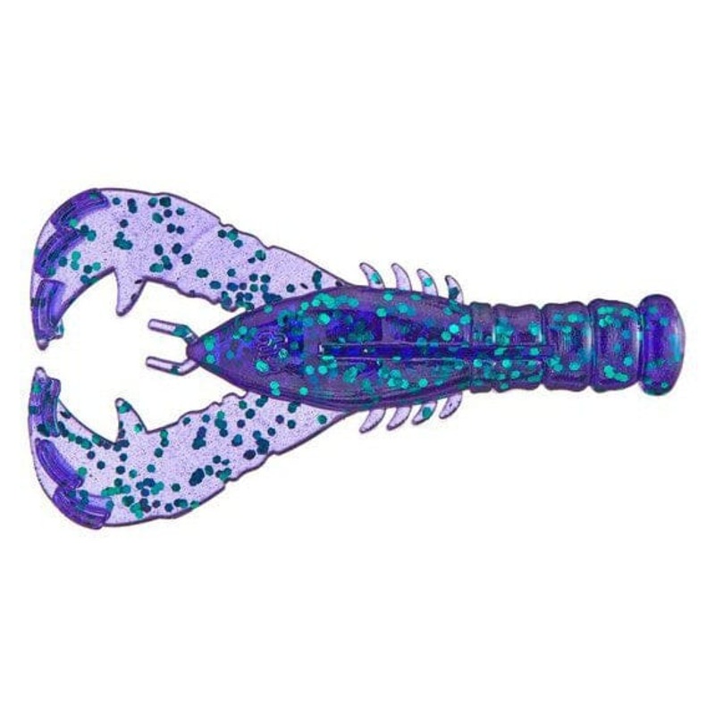 Yamamoto 3″ Yama Craw / Purple W/ Emerald Flake CRAW3-08-213