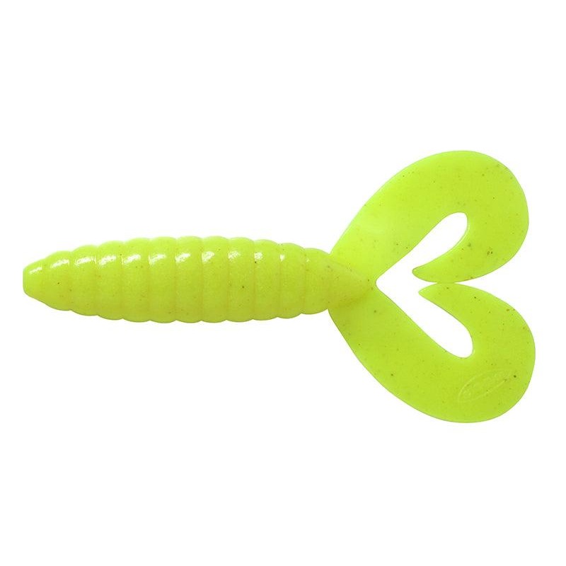 BIG BITE BAITS Twin Tail Grub 2″ (50 mm) – 10 pc Chart