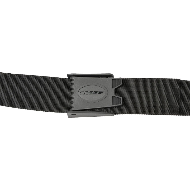 Cressi Nylon Dive Weight Belt Plastic Buckle Black