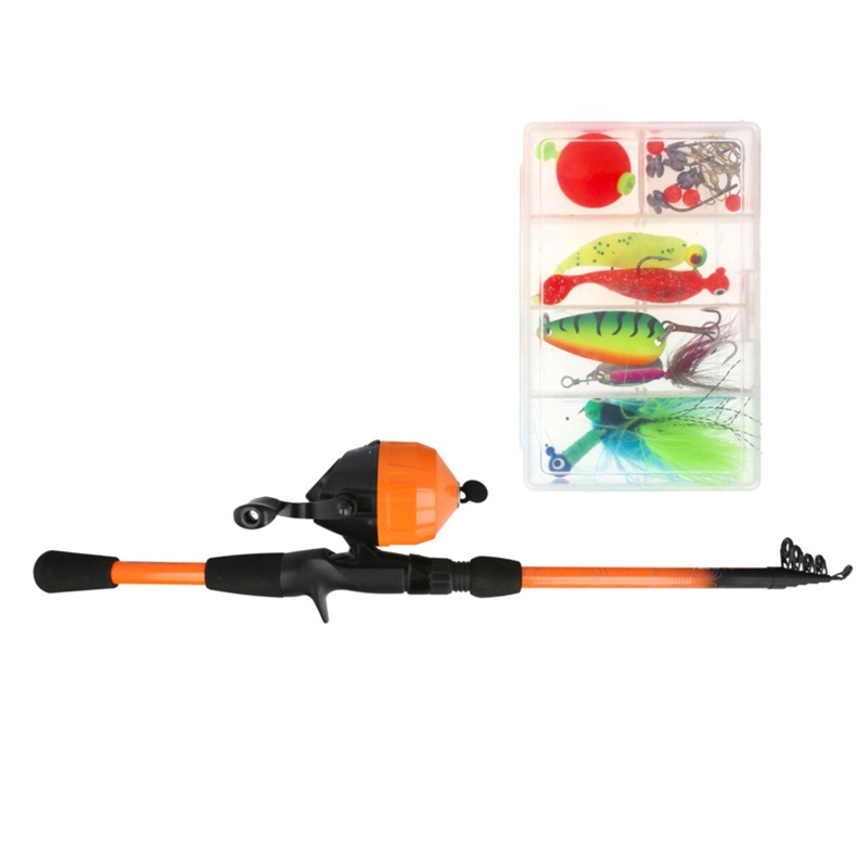 Eagle Claw Pack-It Expedition Spin Cast Combos 5’6″