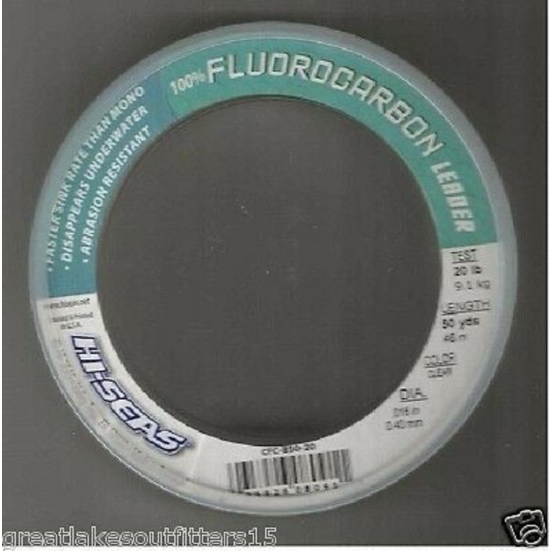 Hi seas Fluorocarbon Leader 20lb
