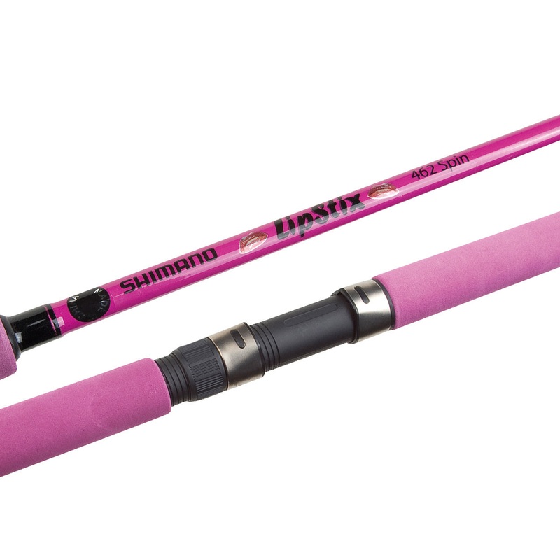 Shimano Lipstix Pink Girls Ladies Spin Rod 462SP