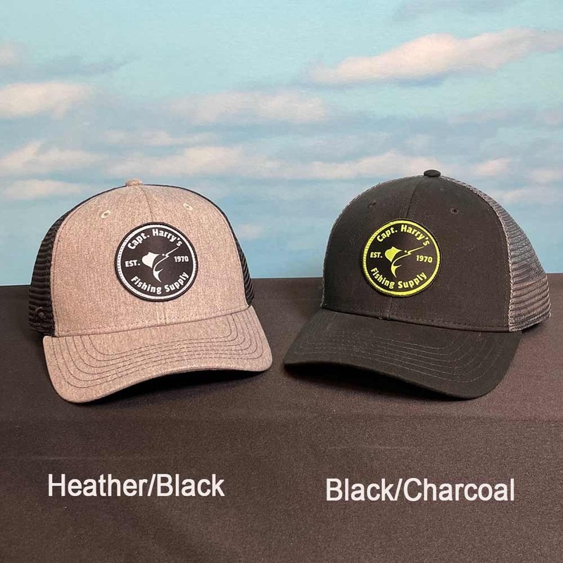 Capt. Harry’s Patch Hats HEATHER/BLACK