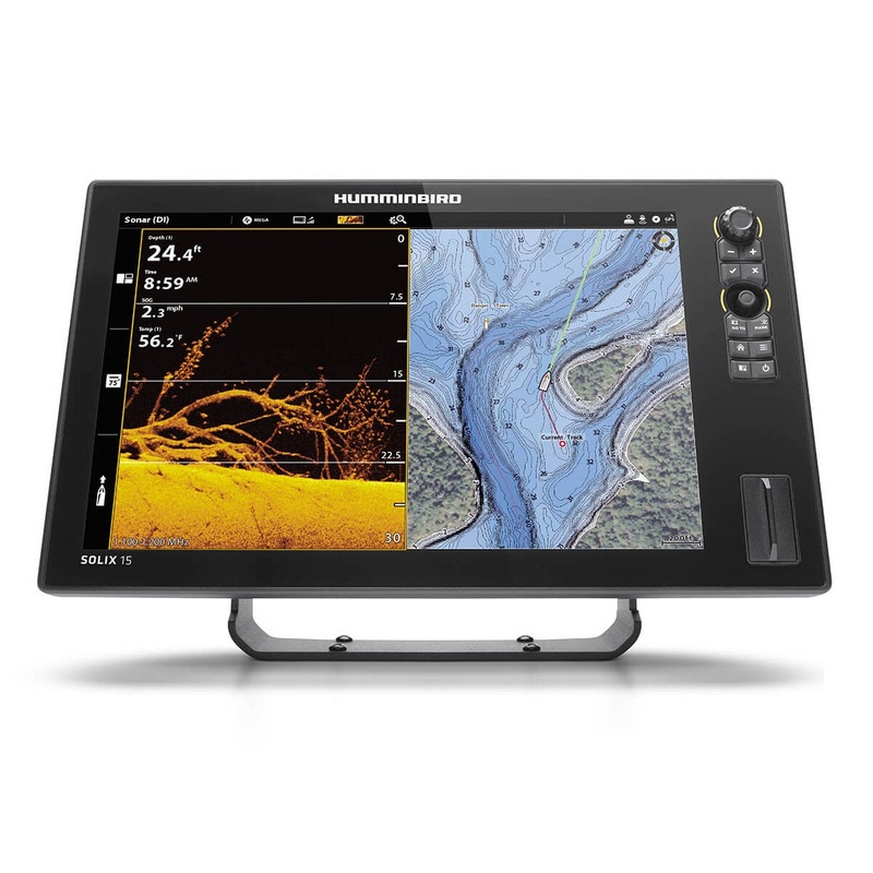 Humminbird Solix 15 Gen 3 G3N MSI+ GPS Chartplotter Sonar Sounder Fishfinder with Coastmaster Charts 104641AU