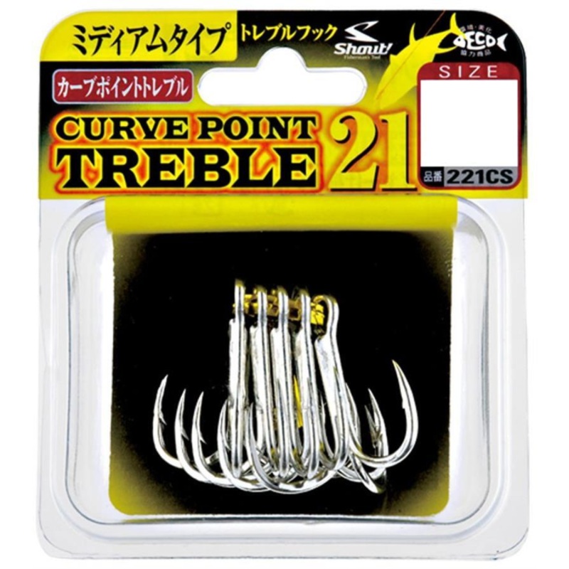 Shout Curve Point 21 Treble 1 Chrome