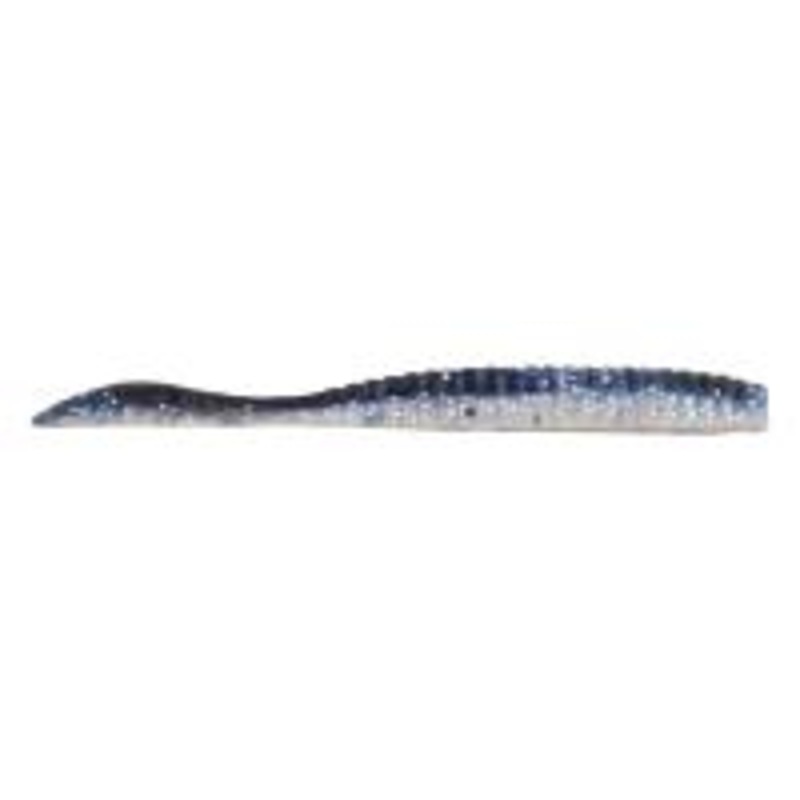 Berkley PowerBait MaxScent Flat Worms 3.6″ Green Pumpkin Party 10