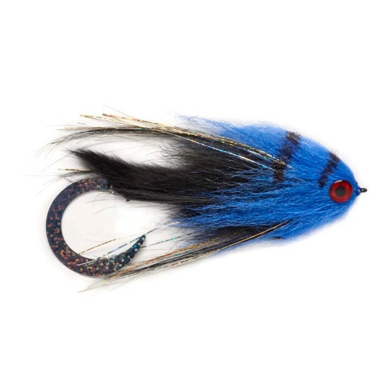 Fulling Mill Paolo’s Wiggle Tail Fly Black & Blue Size 6/0