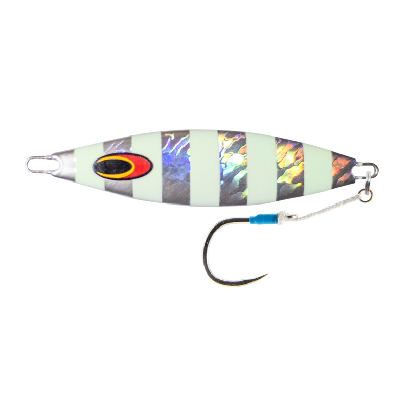Nomad The Buffalo 80g – 3oz Metal Jig Chartreuse White Glow