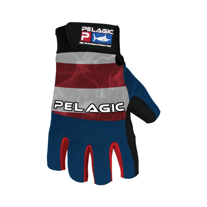 Pelagic Battle Open Finger Glove Americamo S/M