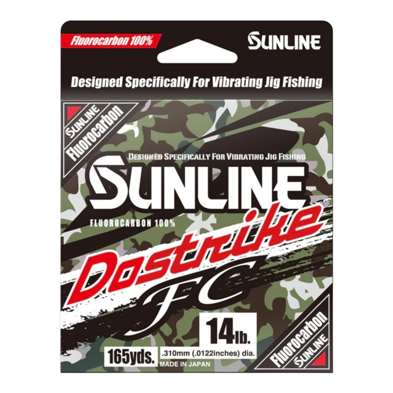 Sunline Dostrike FC Fluorocarbon Line – 165 Yds 14 lb