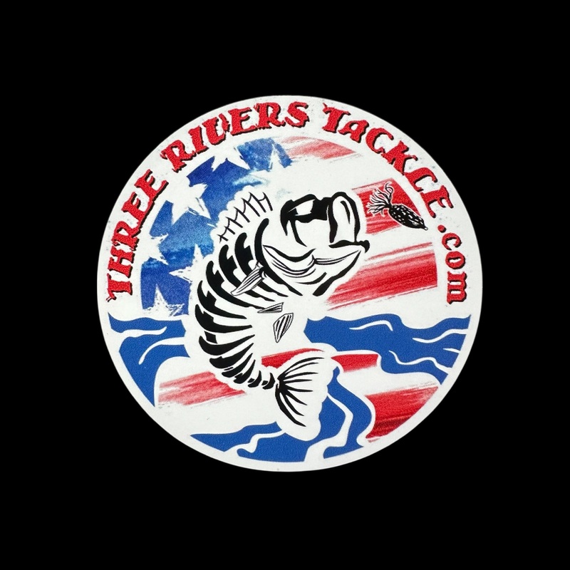 Three Rivers Tackle Stickers 3.5″
