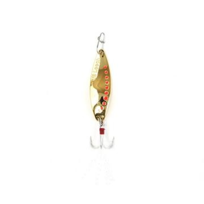 Clam Leech Flutter Spoon 1/16 Glow Firetiger Lightning- SALE!
