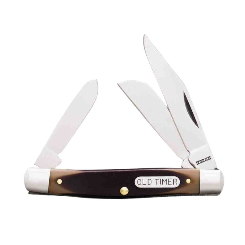 Old Timer Lumberjack Folding Knife 3.3 INCH Brown