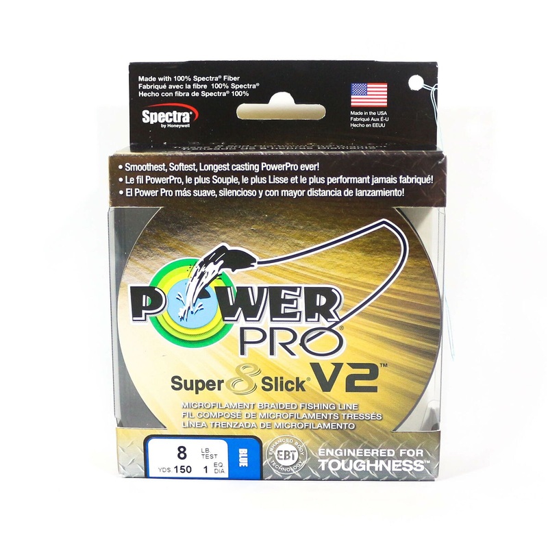 POWER PRO Super 8 Slick V2 135m 0.13mm 8kg/18lb Aqua Green