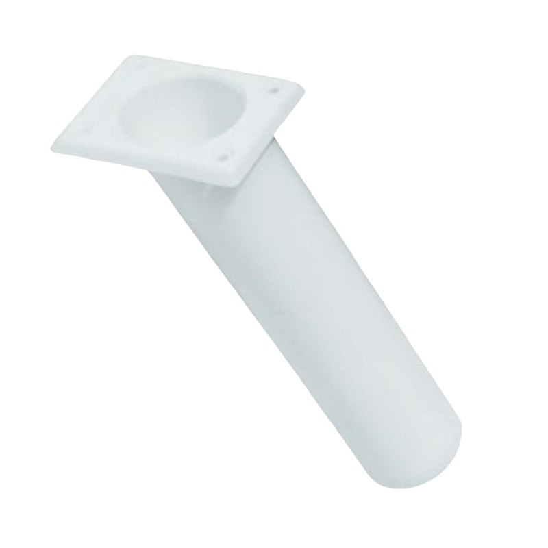 Rod Holder Rectangle 30 Degree White WHITE
