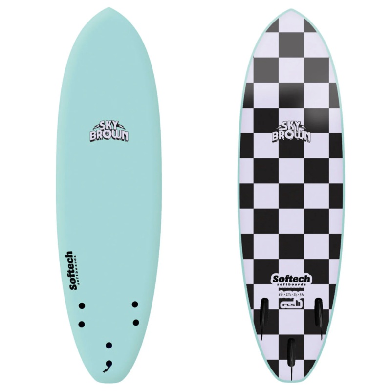 Softech Sky Brown Softboard 6FT SEAFOAM