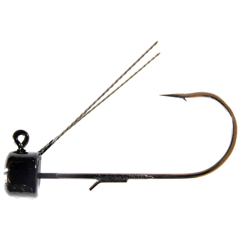 Z Man Mag Shroomz Weedless Jig Heads 1/8 oz Black