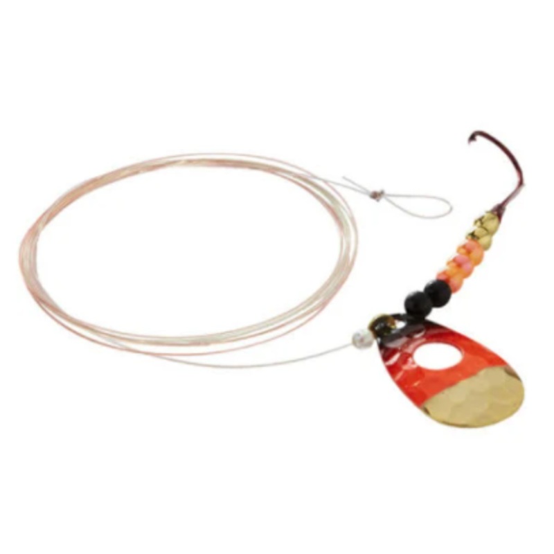 JB Lures Vibra-Flash Spinner Glow Green