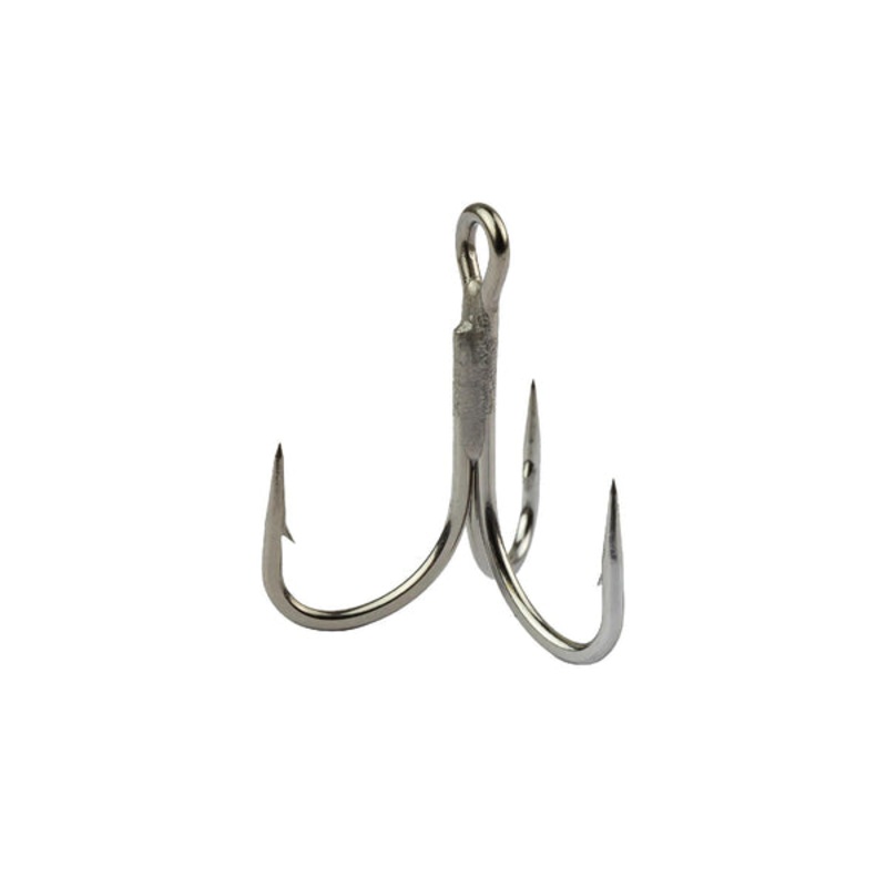 Mustad Jaw Lok In Line 4x Treble Hook 1