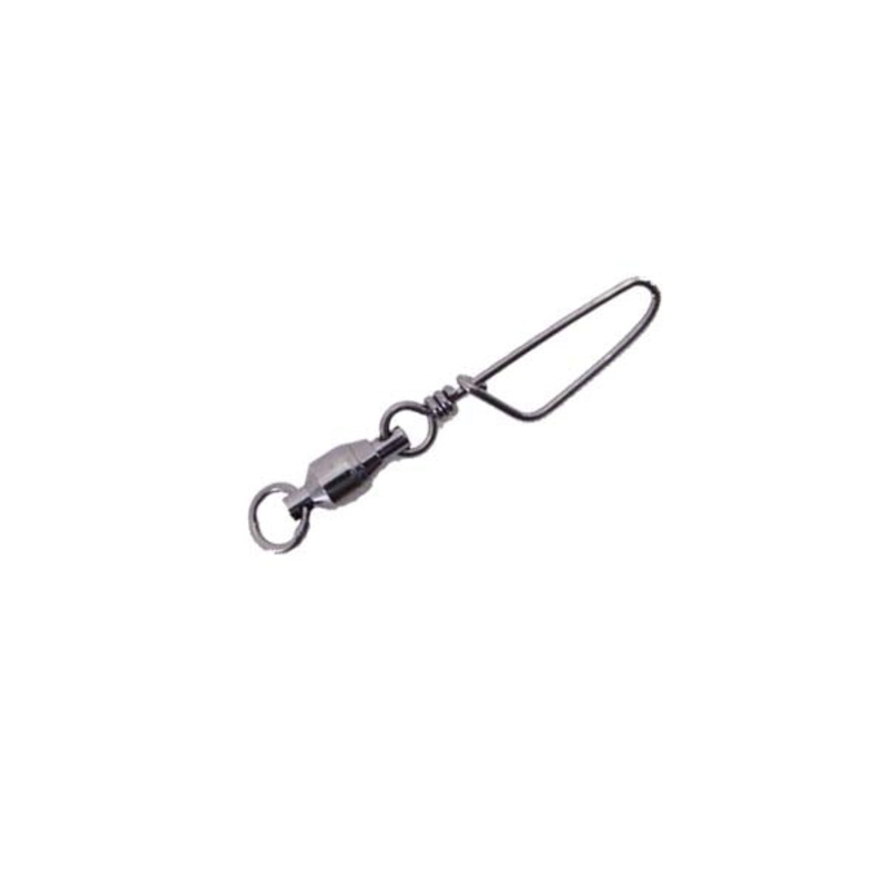 Spro Black Ball Bearing Swivel Coastlock Snap Value Pack 3