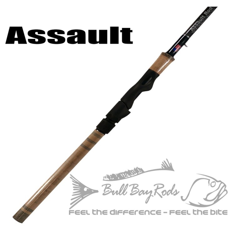 Bull Bay Assault Series Spinning Rods 6’6″ Med-Heavy 10-20lb