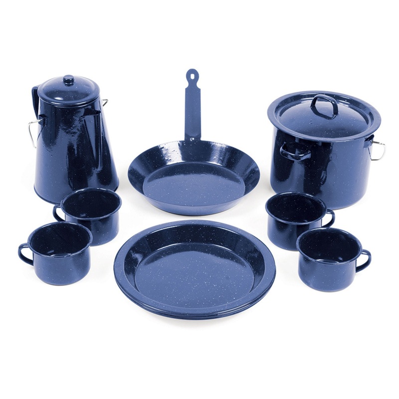 Campfire 11 Piece Enamel Set NAVY