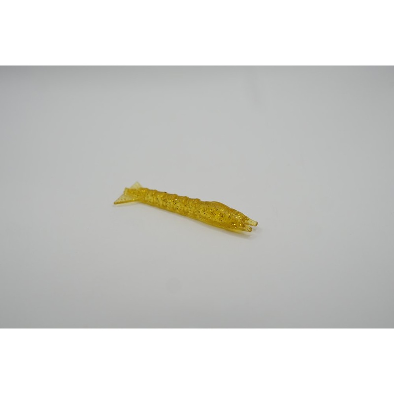 Get Thumped 2.8in Mini Shrimp Bodies 2.8in Gold Glitter