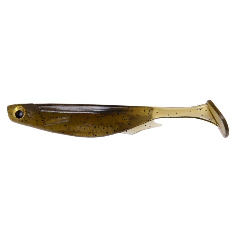Megabass Spark Shad Green Pumpkin 3″ 6pk
