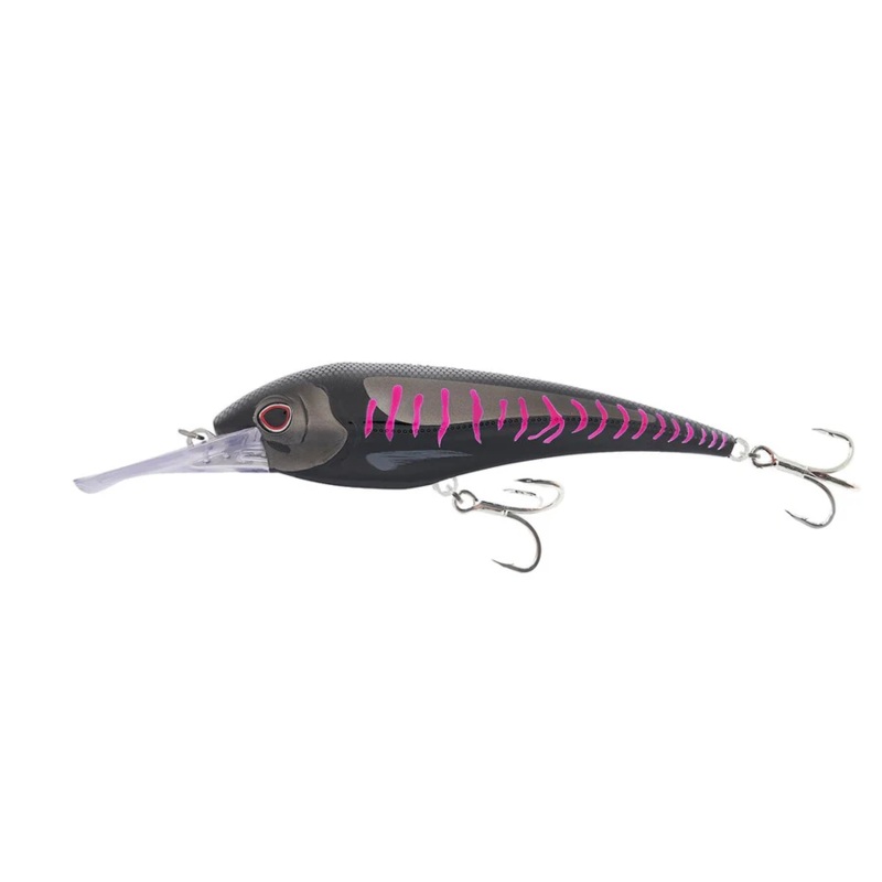 Nomad DTX HD Hard Body Trolling Lure Shallow 180mm Black Pink Mackerel