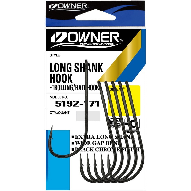 Owner Longshank Skirted Trolling Lure Hook 11/0