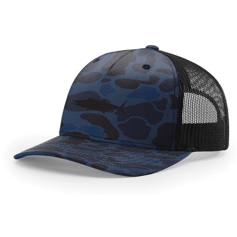 Salinity Kingfish Hat Black Camo