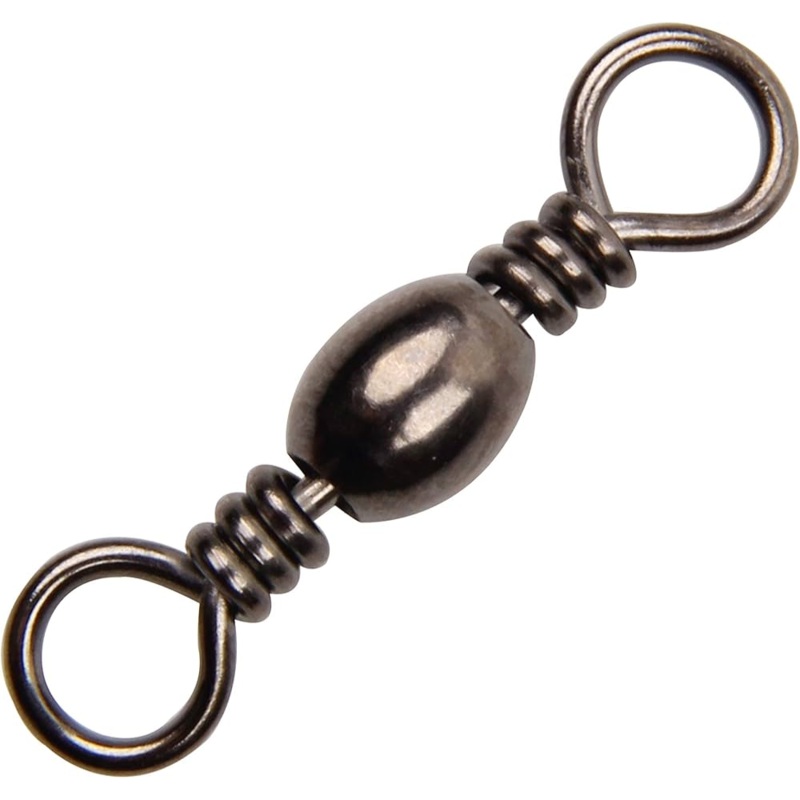 Seahorse Black Barrel Swivel 10