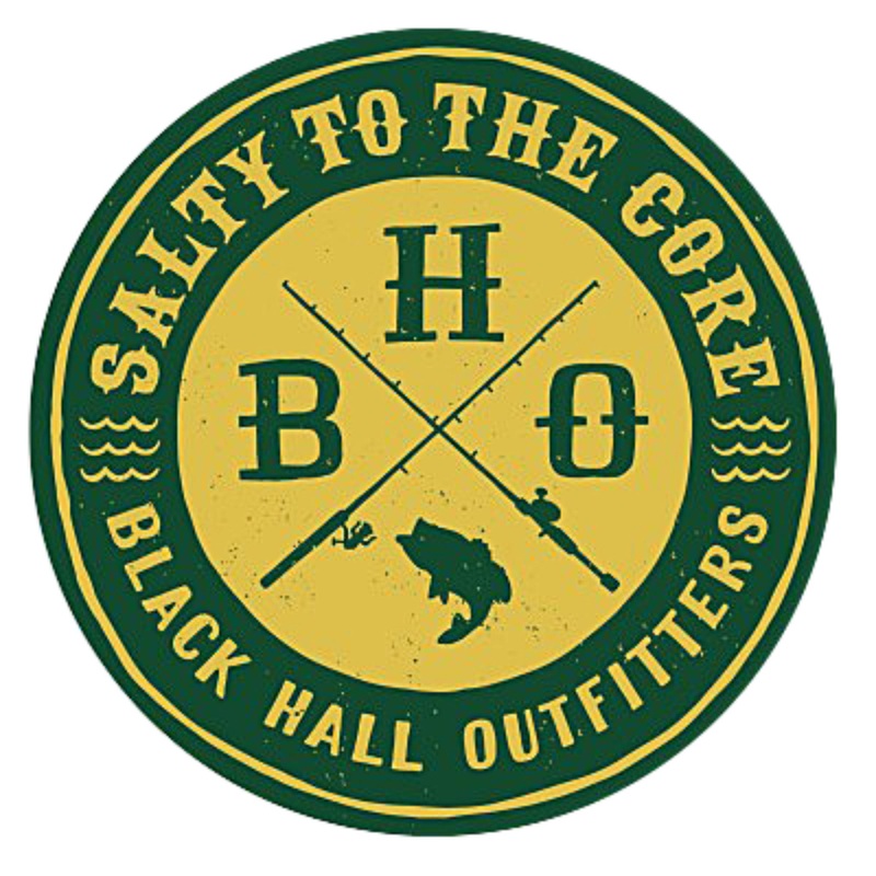 BHO “Salty to the Core” Bass Badge 4 Inch Round Decals/Stickers Harley Bass