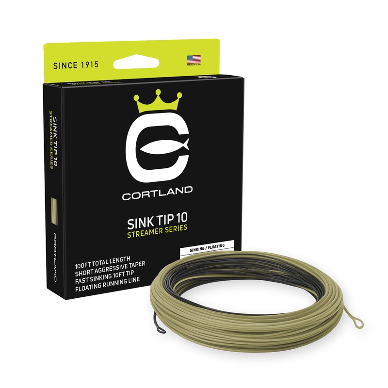 Cortland Streamer Sink Tip 10 BLACK / OLIVE WF5S/F