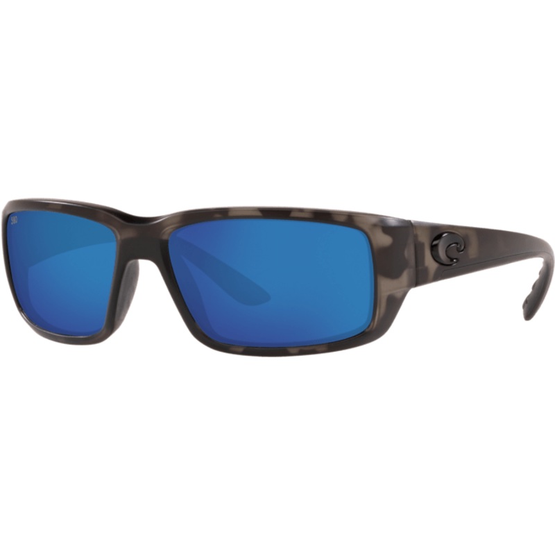 Costa Del Mar Ocearch Fantail Polarized Sunglasses (580G – Glass Lenses) Tiger Shark Ocearch – Blue Mirror 580G