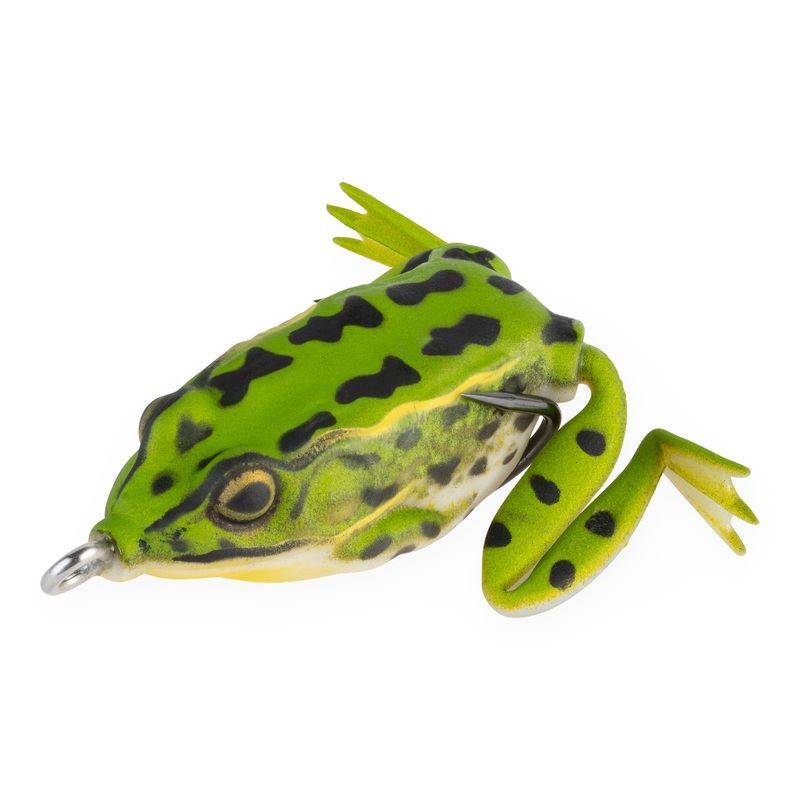 Lunkerhunt Pocket Frog 1/4oz 1.75″ Green Tea