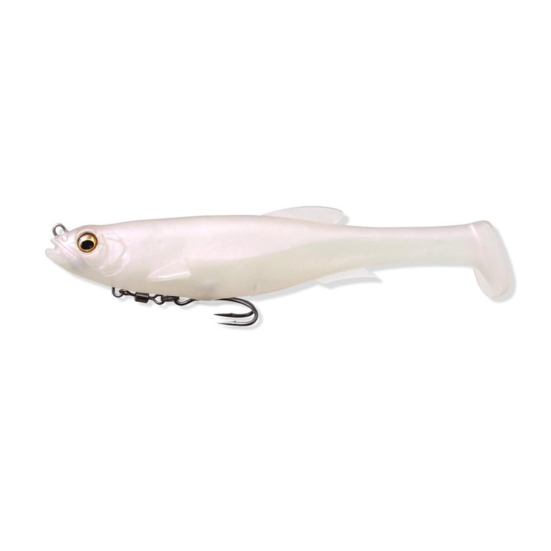 Megabass Magdraft 5″ Albino Pearl Shad