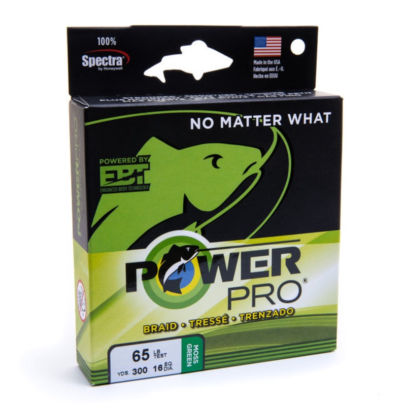 Multifilament – PowerPro – PowerPro Braided Spectra Fiber Fishing Line Moss Green 150yd 20lb