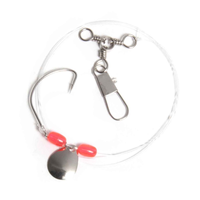 Sea Striker 2414 Fluke Rig 33.5″ 40 Lb Mono, 2/0 Nickel Wide Gap Hook