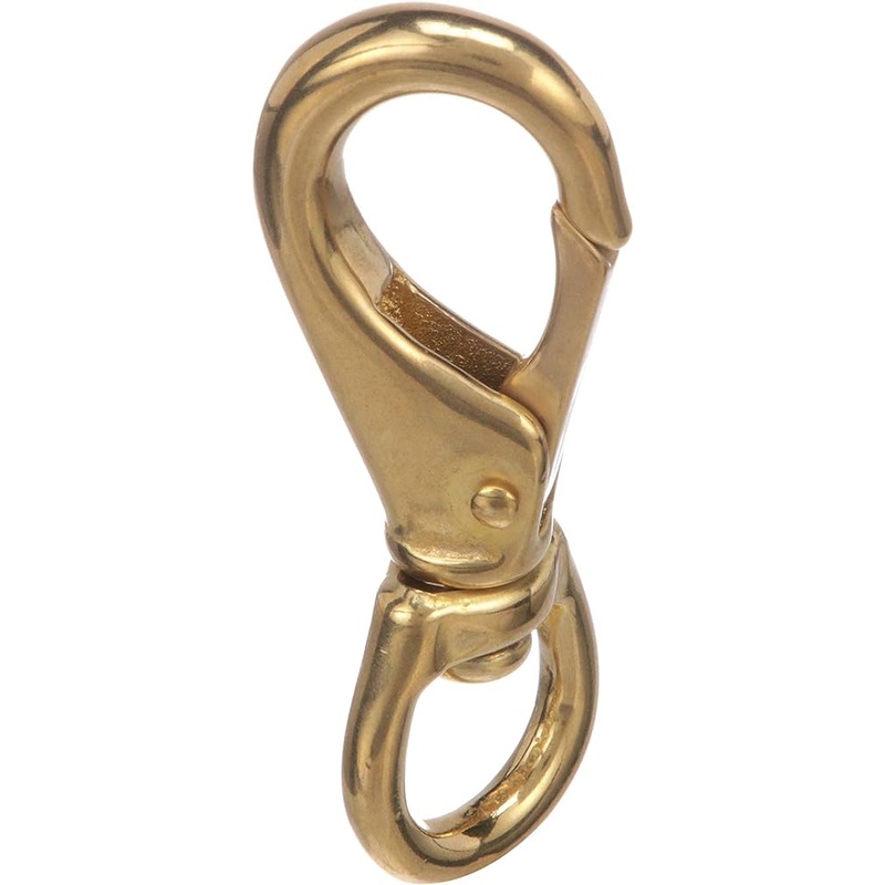 Shoreline Marine Brass Swivel Eye Snap 3.75Inch